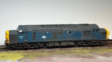 Heljan O Gauge Class 37/0 Split Headcode BR Blue - 37048 - Weathered