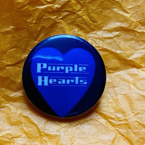 Purple hearts repro - repro, pin