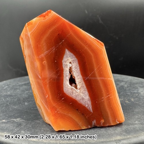 Carnelian shaped stone natural - carnelian,