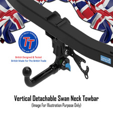 Tow-Trust Detachable Swan Neck Towbar S Max Titanium X Sport Bumper MPV 06-15