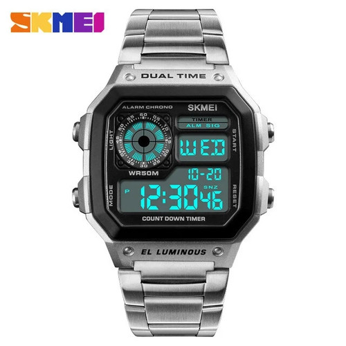 Skmei mens wristwatch - mens, dual