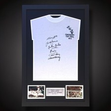 Framed multi signed leeds - multi-signed,