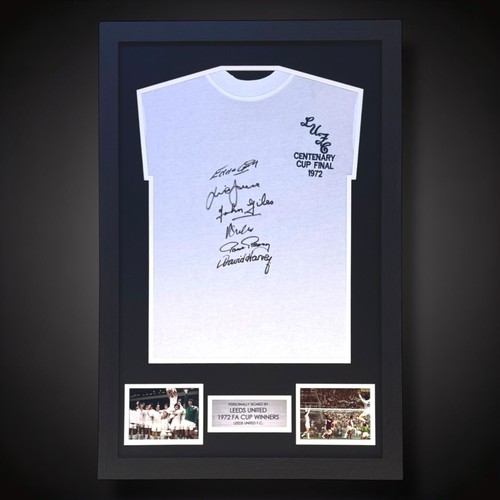Framed multi signed leeds - framed,