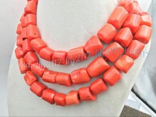 Natural Orange Coral 12-14mm