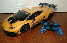 Nikko Radio Controlled Lamborghini Huracan 16" Car - Yellow With RC Remote
