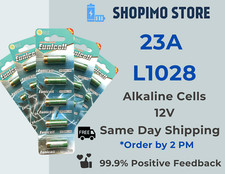 23A Batteries 12v MN21 LRV08 K23 E23 A23 alkaline camera doorbell alarm UK