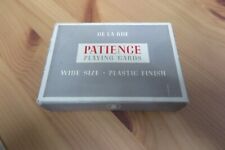 COLLECTABLE  PLAYING CARDS - DE LA RUE - PATIENCE - DOUBLE PACK BOXED