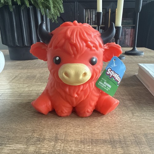 New squeeezy highland cow - new,