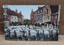 Old Postcard: Cattle Market
