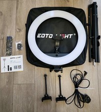 EOTO 18 inch LED Dimmable Makeup Selfie Ring Light with Tripod Stand And Remote