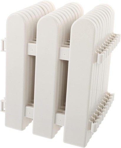 Doitool white plastic picket - doitool,