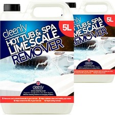 Cleenly Hot Tub Spa Whirlpool Descaler Stop Limescale Prevention Inhibitor 10L