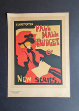 Antique 1895 print- Les