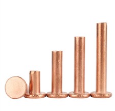 Pure Copper Flat Head Rivets