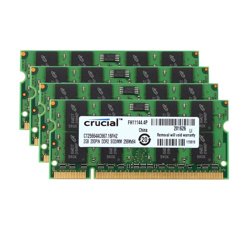 Crucial ddr2 ram 2 gb - 8,