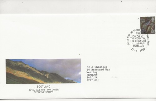 Scotland comm fdc definitive - comm/fdc,