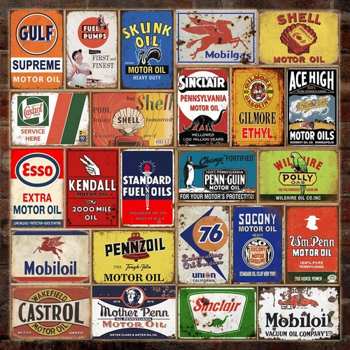 Pcs reproduced vintage tin - 24,