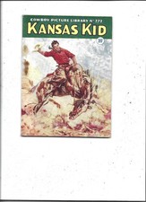 COWBOY PICTURE LIBRARY 3 comics Kansas Kid Nos 272,344,376