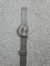 Skagen 694XLTTM Titanium Collection  Mesh Stainless Steel Watch *needs Battery*