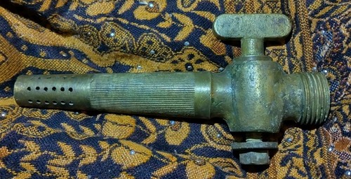 Vintage solid brass beer - brass,