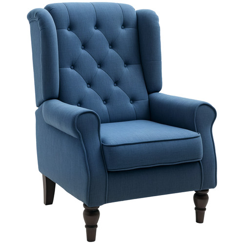 Homcom retro tufted club - retro,