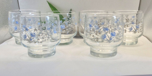 Set clear glass tumblers - glass,
