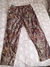 Waterproof Silent Trousers Realtree Size Xl 38 + Waist