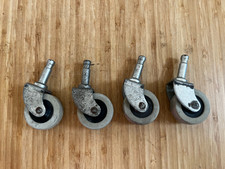 4 x Flexello vintage industrial swivel casters, wheel diameter, 4 - cm