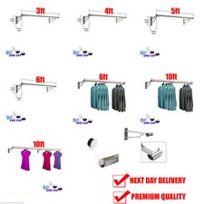 Wall Mounted 25mm Clothes Rail