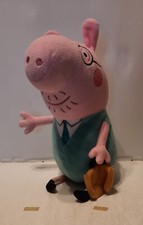 12" TY BEANIES DADDY PIG PEPPA PIG SOFT TOY 