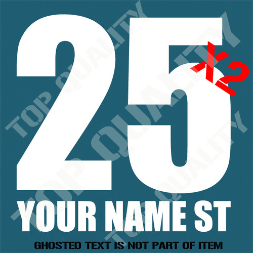 Your street name number - name,