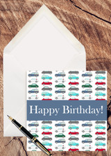 British Morris Minors Happy