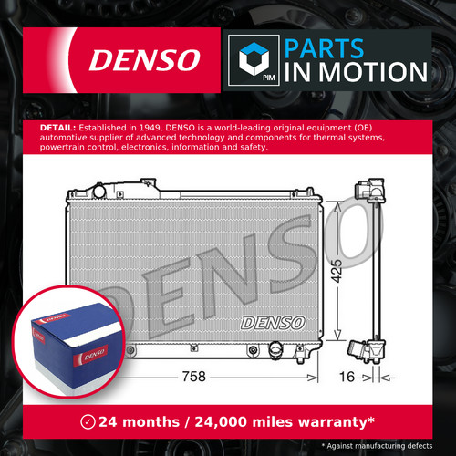 Radiator fits lexus ls430 3 - lexus,