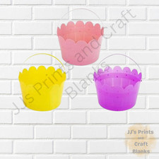 PLASTIC EASTER BUCKETS