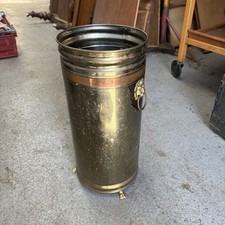 Vintage brass metal - , umbrella