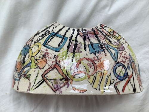 Studio pottery multicoloured - pottery,