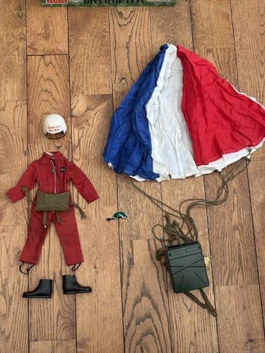 Vintage action man skydiver - vintage,