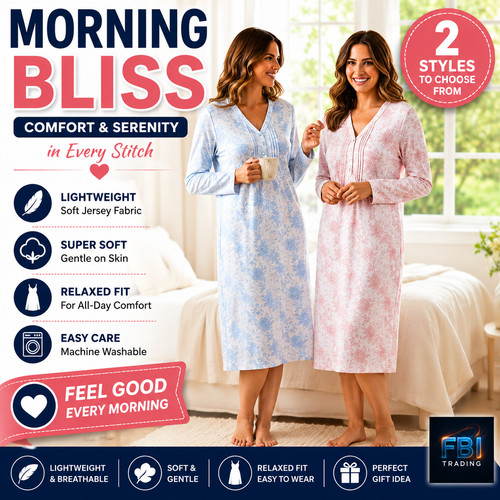 Ladies nightdress long - ladies,