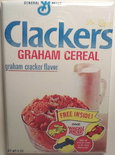 Clackers graham cereal - clackers, vintage