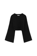 ZARA CROPPED SWEATSHIRT WITH