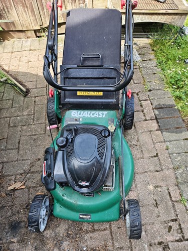 Qualcast petrol lawn mower - lawn,