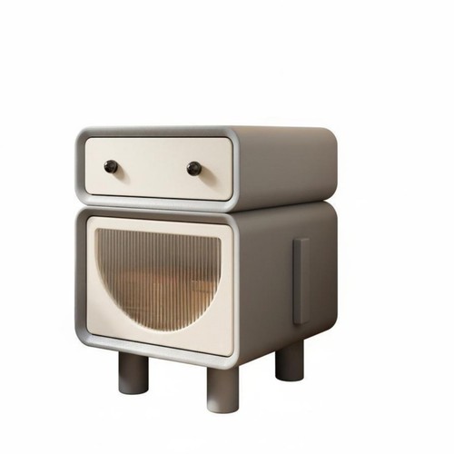 Bedside table with drawers - bedside,