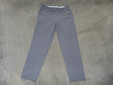 Men's Oscar Jacobson Dooley Stretch Slim Straight Leg Grey Golf Trousers Size 34