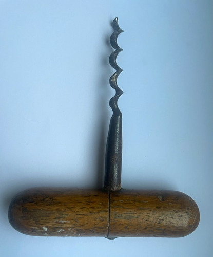 Vintage wooden handled - wooden, wine