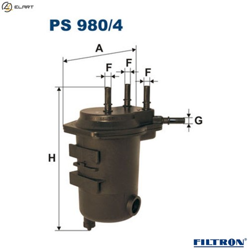 Fuel filter 980 - ps, 980/4