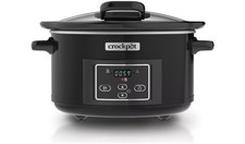 Crock-Pot 4.7L Lift and Serve Digital Slow Cooker - Black