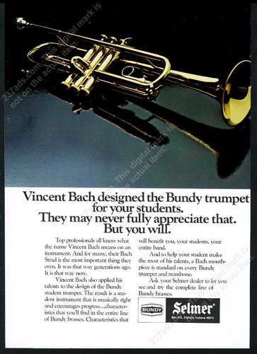 1976 selmer bundy trumpet - selmer,