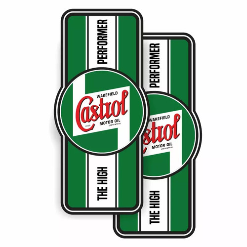 Castrol sticker 10x5cm - 2x,