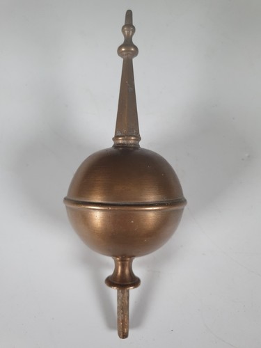 Antiq solid heavy brass finial - heavy,