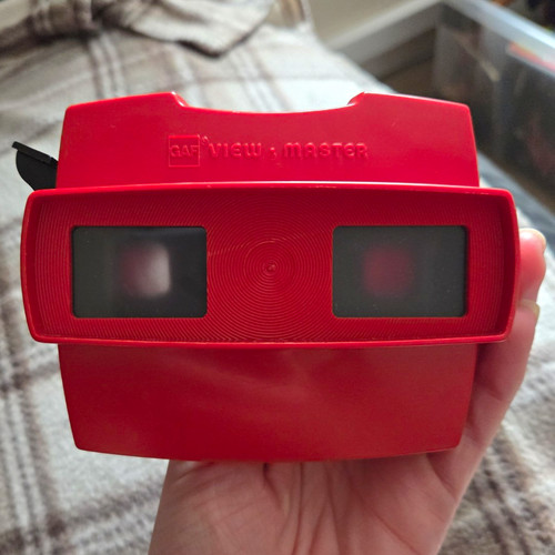 View master red stereoscope - red,
